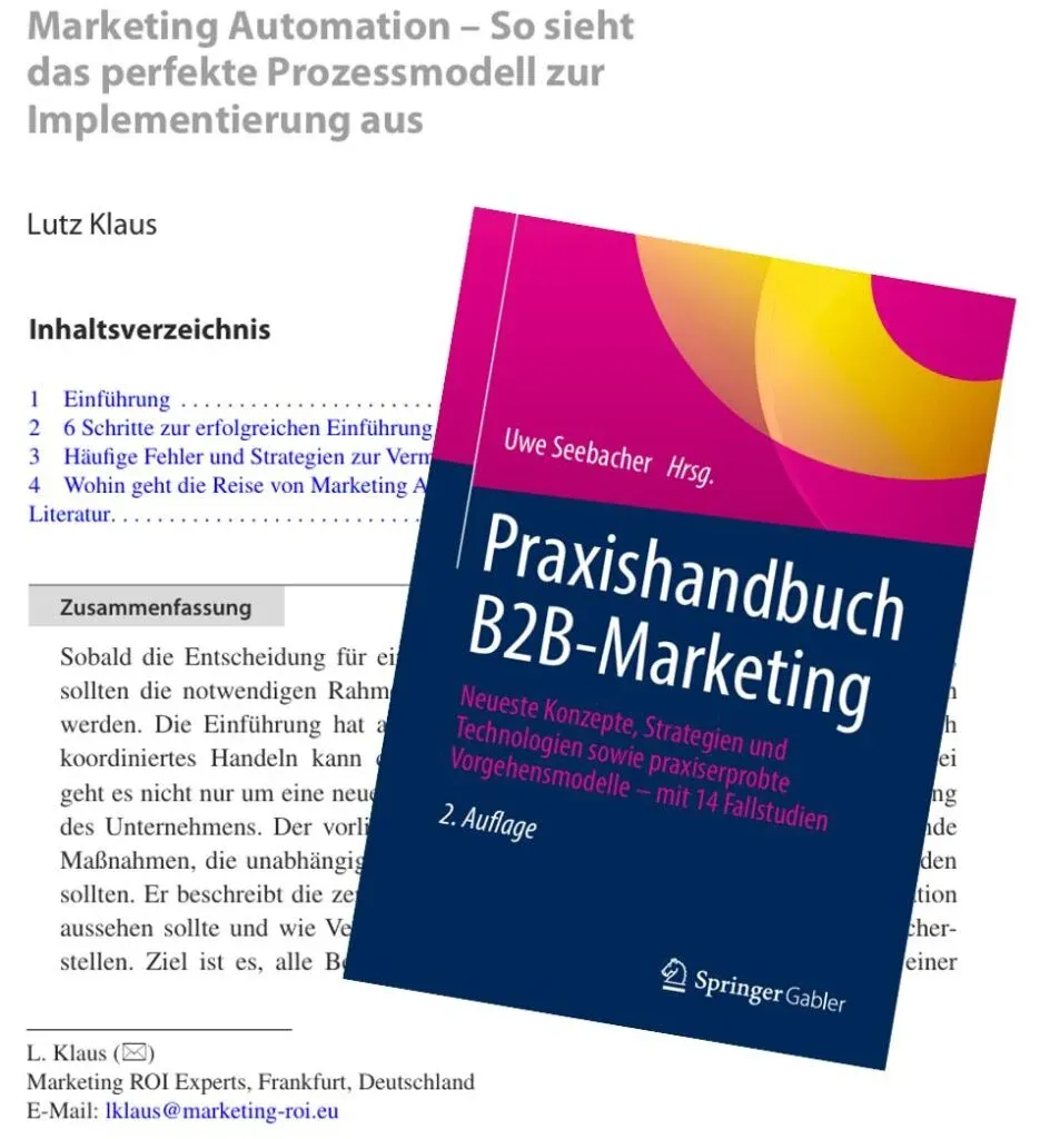 Marketing automation - This is the perfect process model for implementation - Marketing ROI Experts - Your expert for B2B marketing